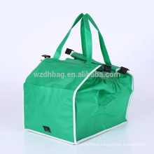 Best Seller Non Woven Grab Bag Grocery Shopping Cart Trolley Tote Bag For Supermarket, Promotion